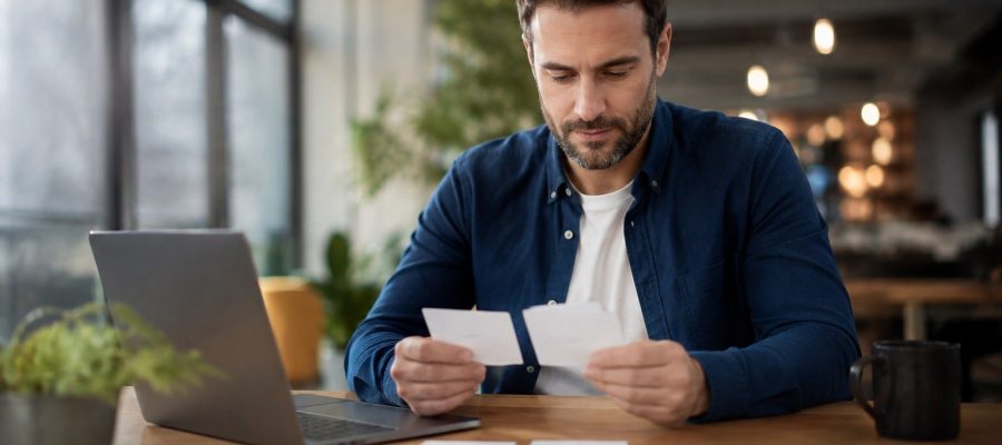 Profesional preparando ejemplos de logros para una entrevista
