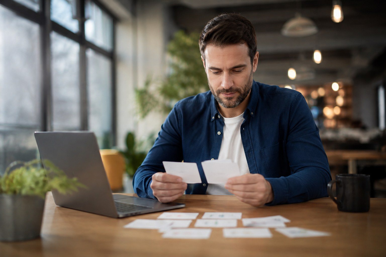 Competencias profesionales: ejemplos prácticos para detectarlas y explicarlas bien — Imagen 1 Profesional preparando ejemplos de logros para una entrevista