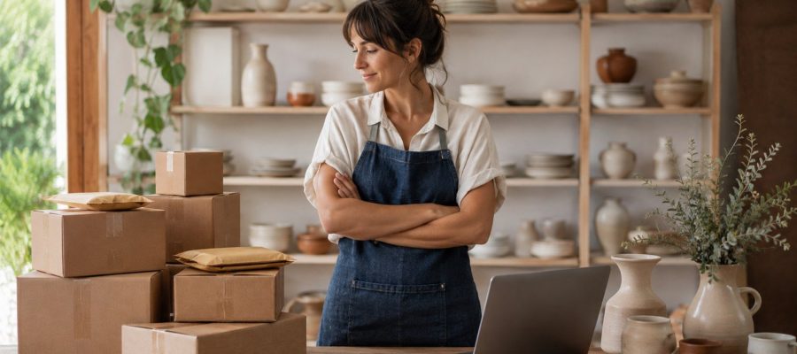 Artesana comparando la venta en marketplace y en tienda online propia